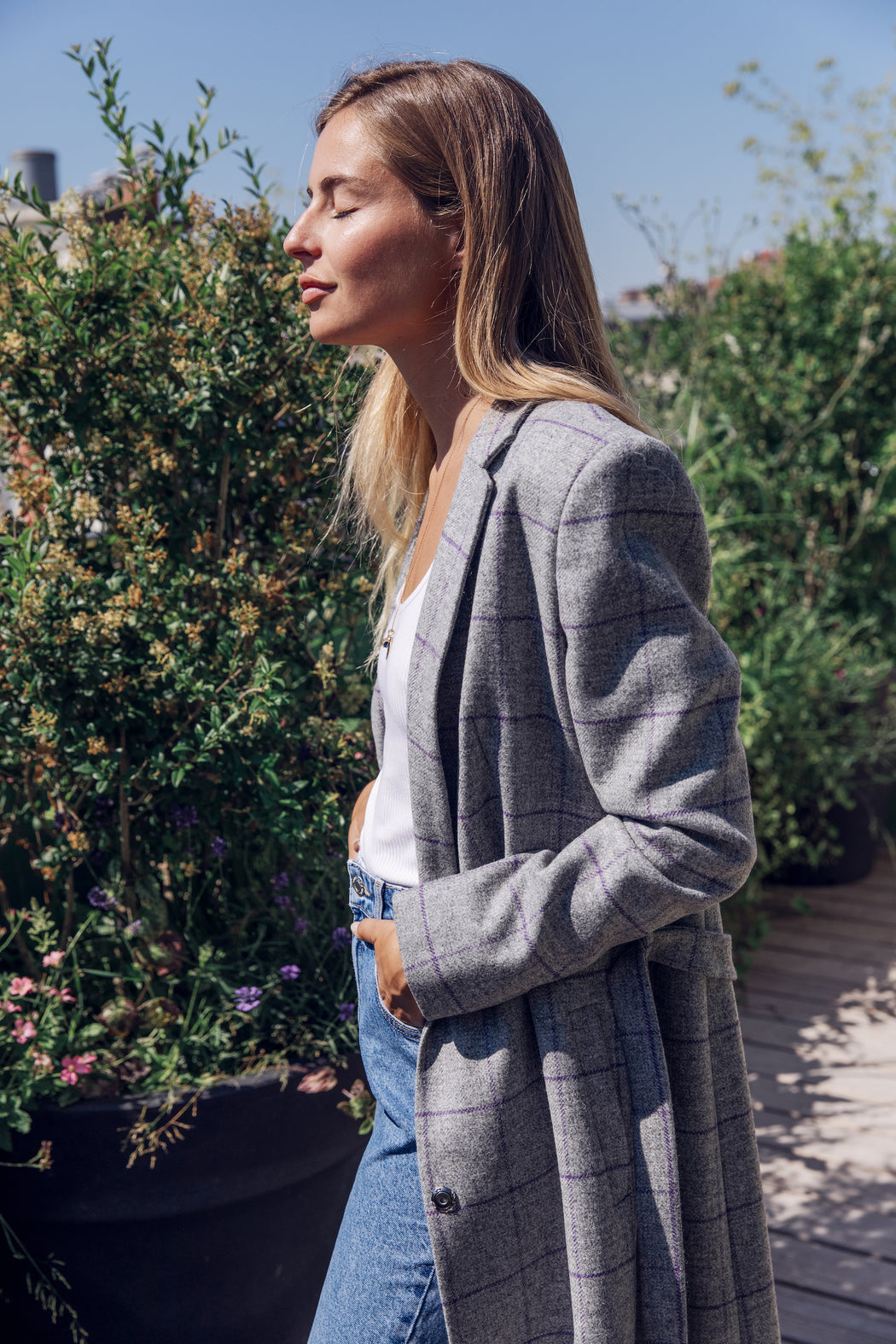 MANTEAU RUE DU RENDEZ-VOUS, GRIS